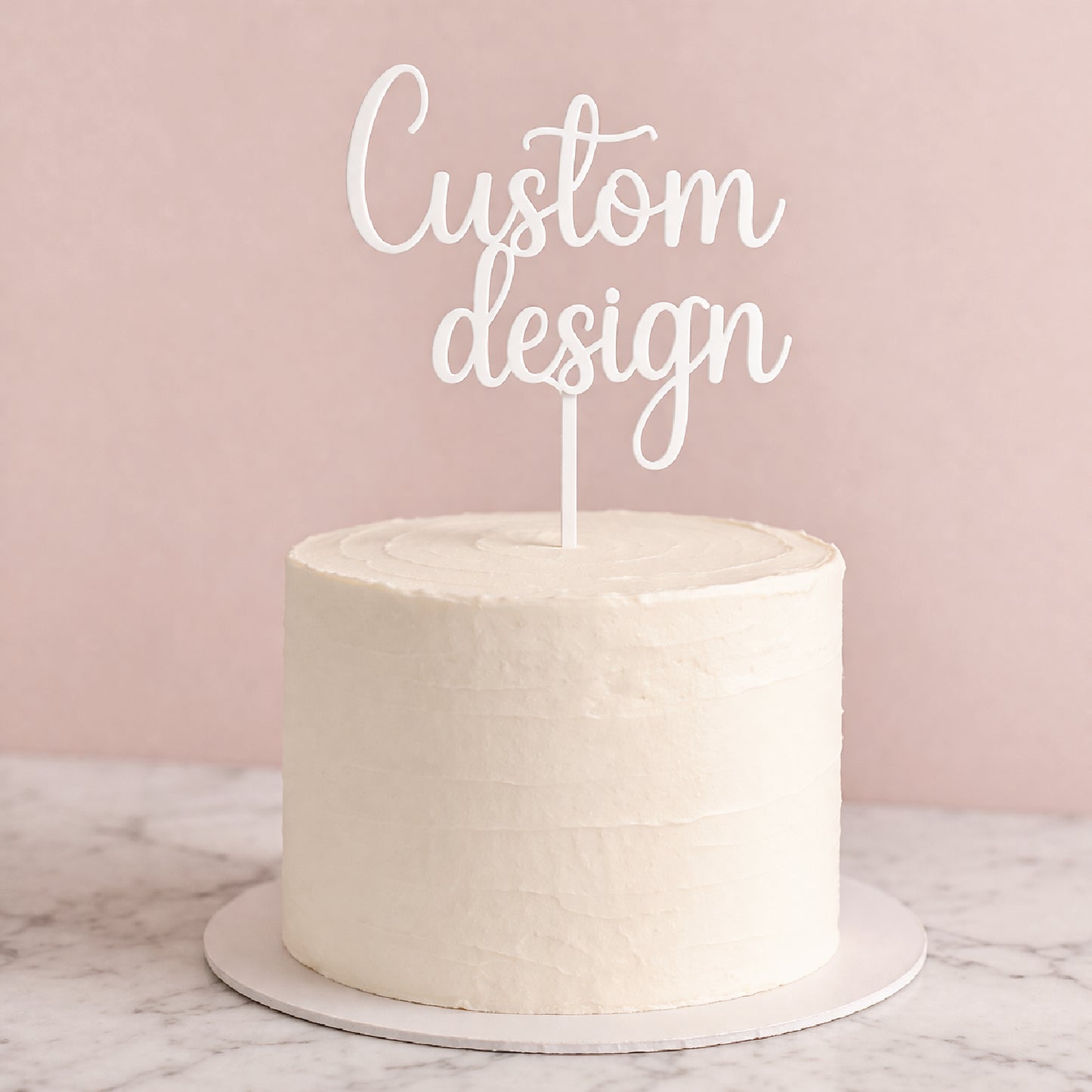 Custom Acrylic Cake Topper