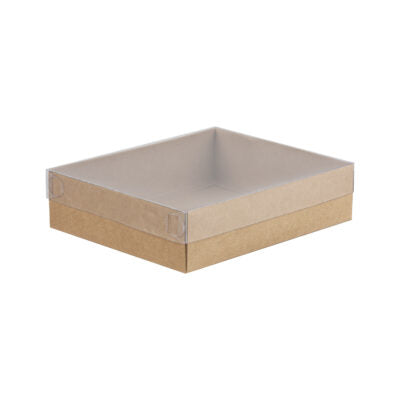 Brown Kraft Gift Box & PVC Lid