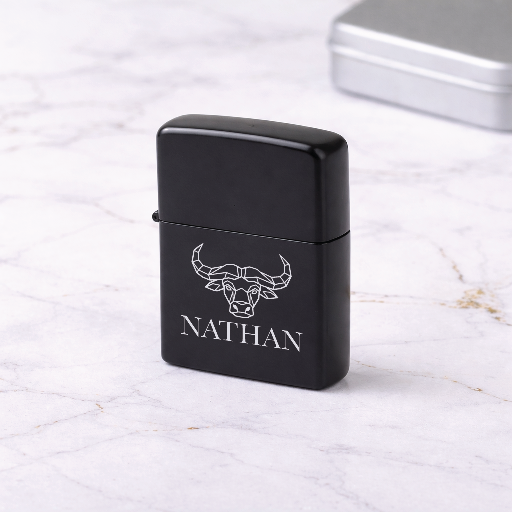 Custom Engraved Lighter - Buffalo