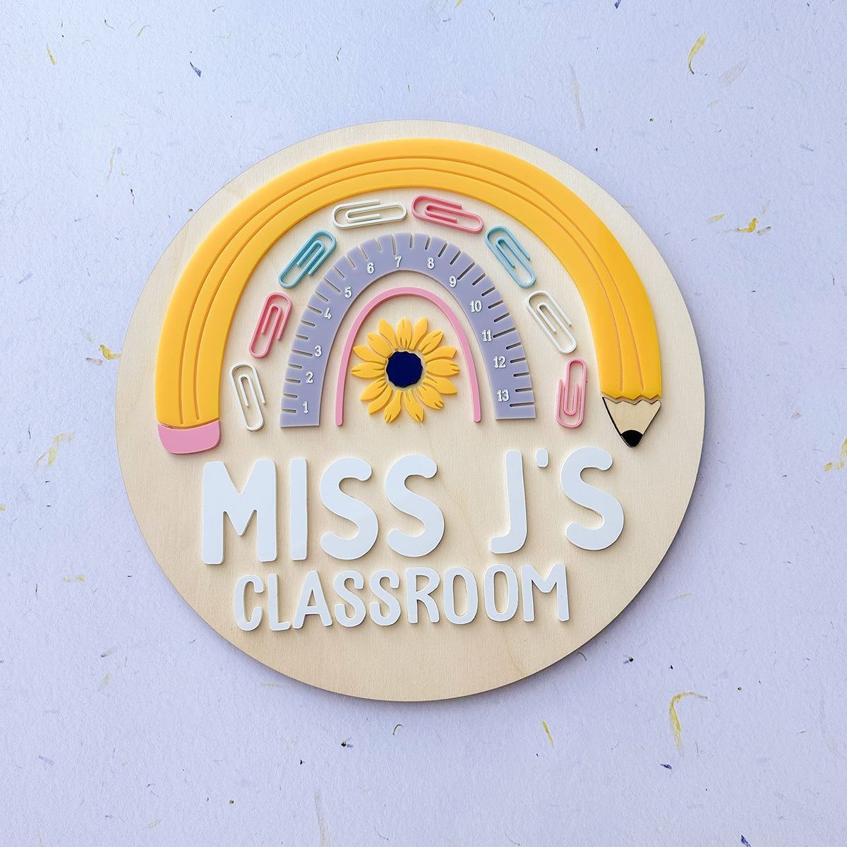 Personalised Classroom Sign