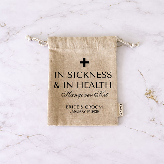 Wedding Hangover Kit Favours